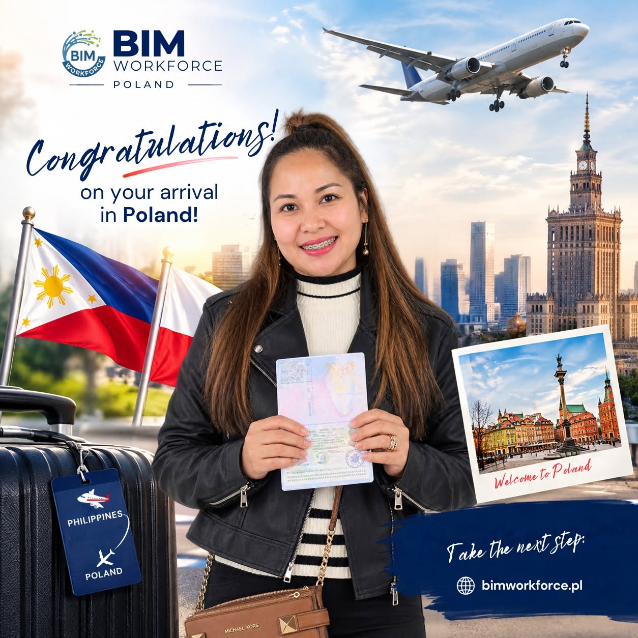 Candidates placed by BIM WORKFORCE after arriving in Poland